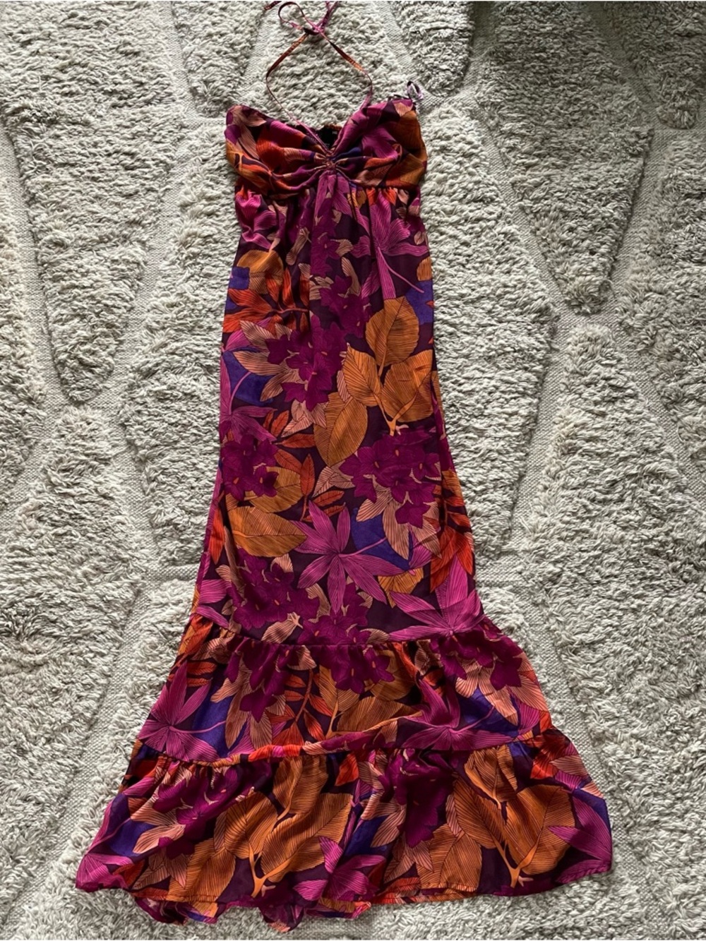 Floral maxi dress